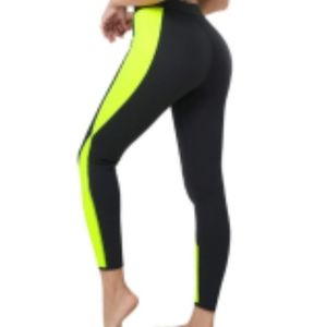 New High Waist Neoprene Pants